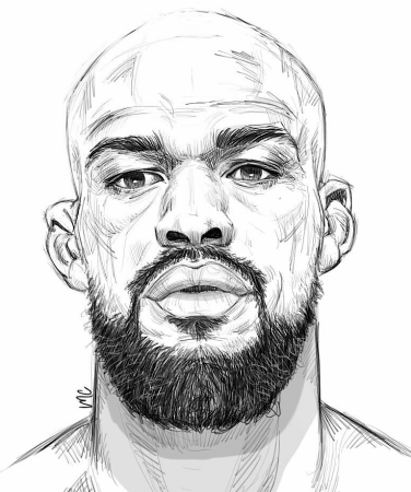 Jon Jones drawing